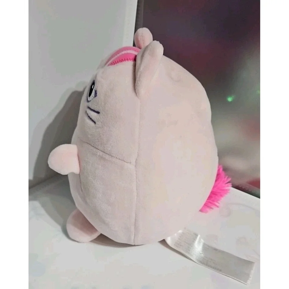Animal Adventure Pink Kitty Cat Plush Soft Squishy Stuffed Animal Toy 8